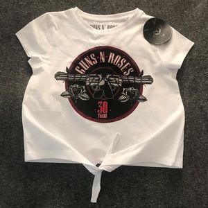 Girls Guns & Roses 30 years top - Size 7